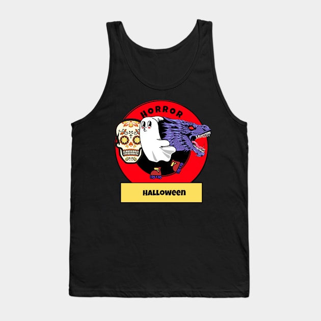 Horror Holloween Tank Top by joshsmith